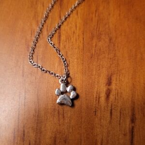 Pawz Silver Necklace